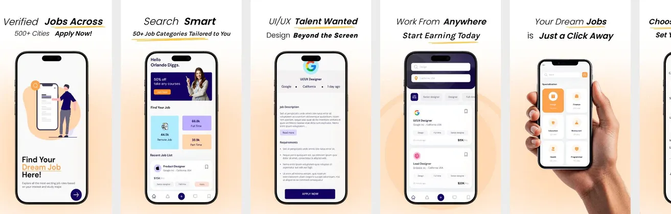 Play Store Screenshot Template - Android App Marketing Design