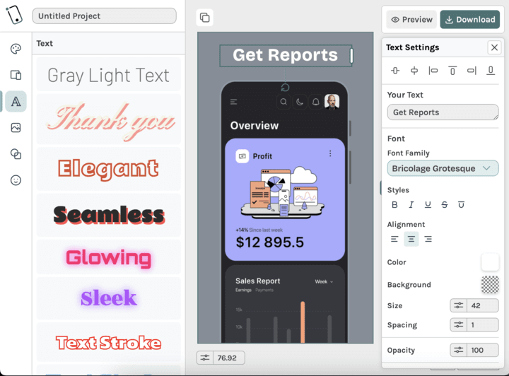 Nakxi Editor Interface