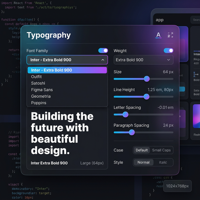Clear Typography Settings in Nakxi