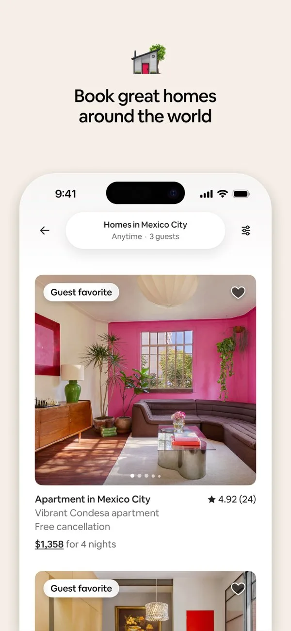 Airbnb App Store screenshot 2