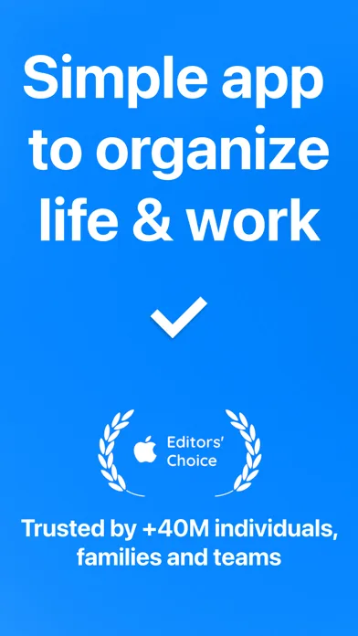 Any.do App Store screenshot 1