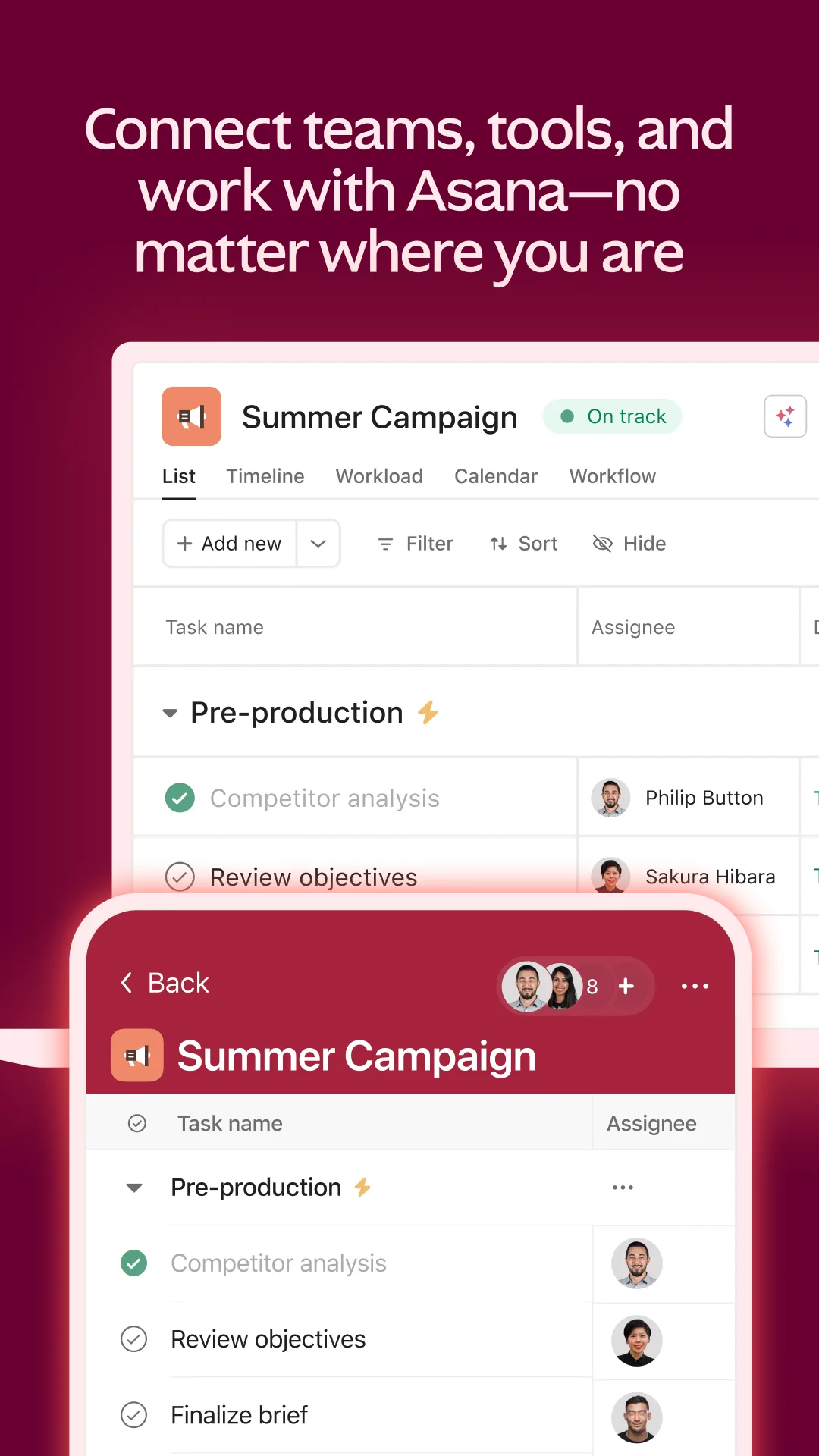 Asana Play Store screenshot 2