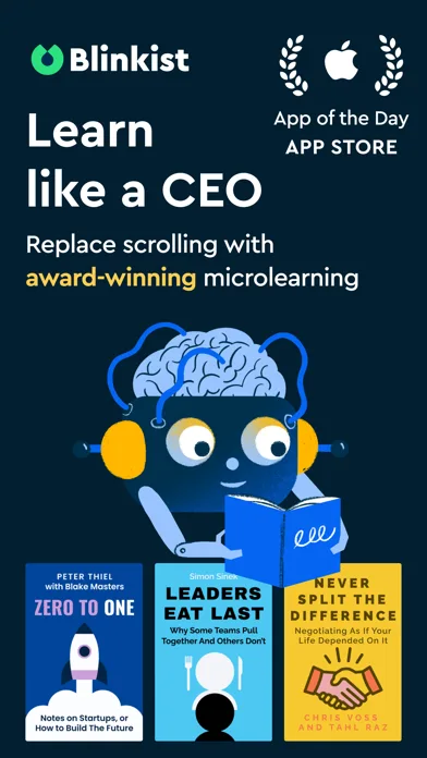 Blinkist Play Store screenshot 1