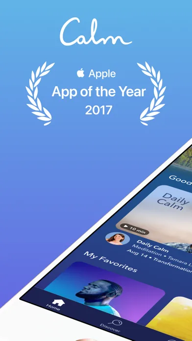 Calm App Store screenshot 1