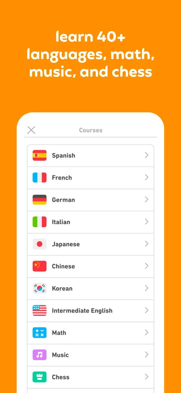 Duolingo App Store screenshot 1