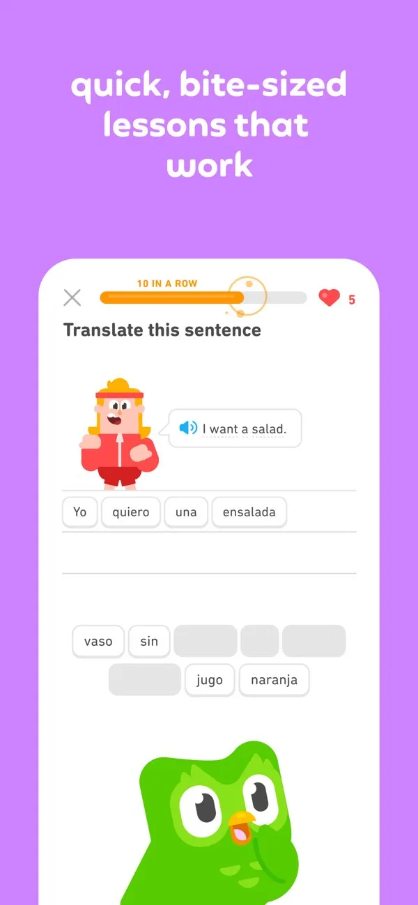 Duolingo App Store screenshot 3