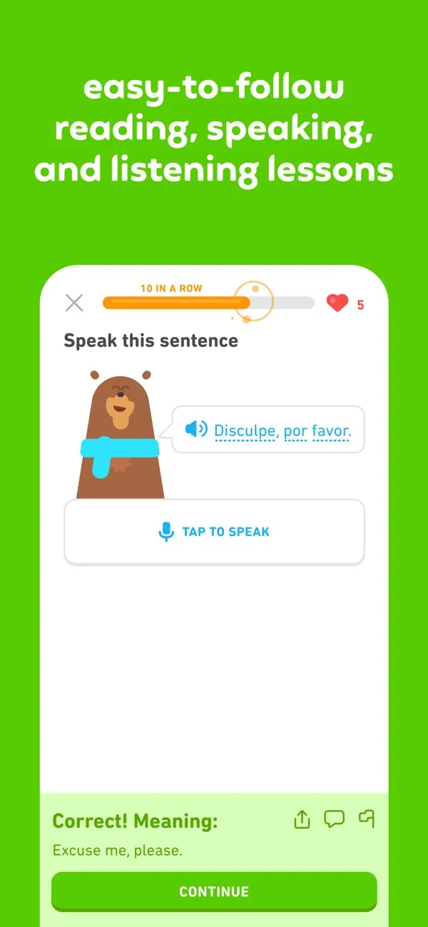 Duolingo App Store screenshot 6