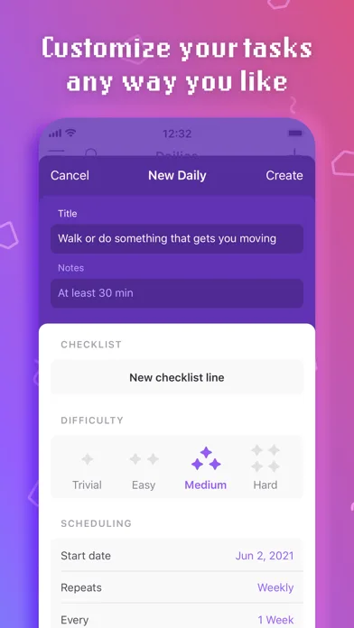 Habitica App Store screenshot 3