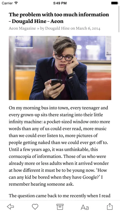 Instapaper App Store screenshot 2