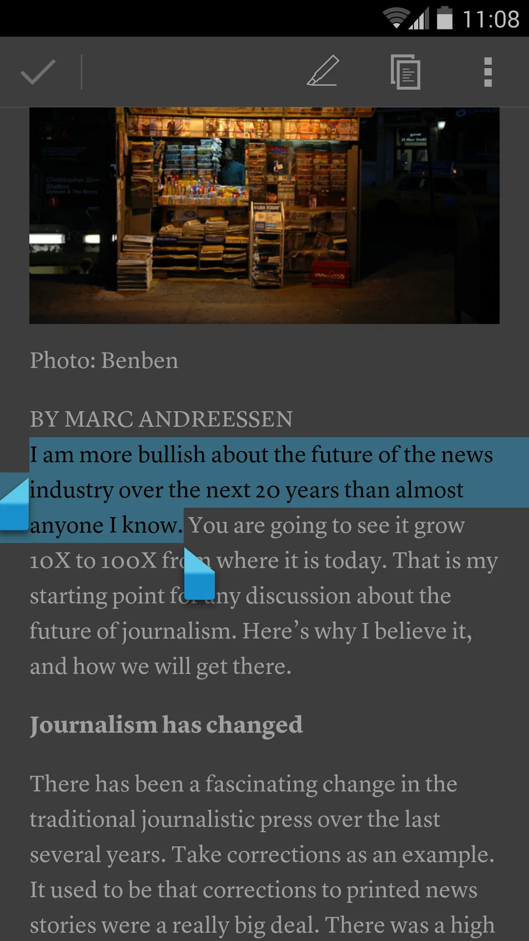 Instapaper Play Store screenshot 6