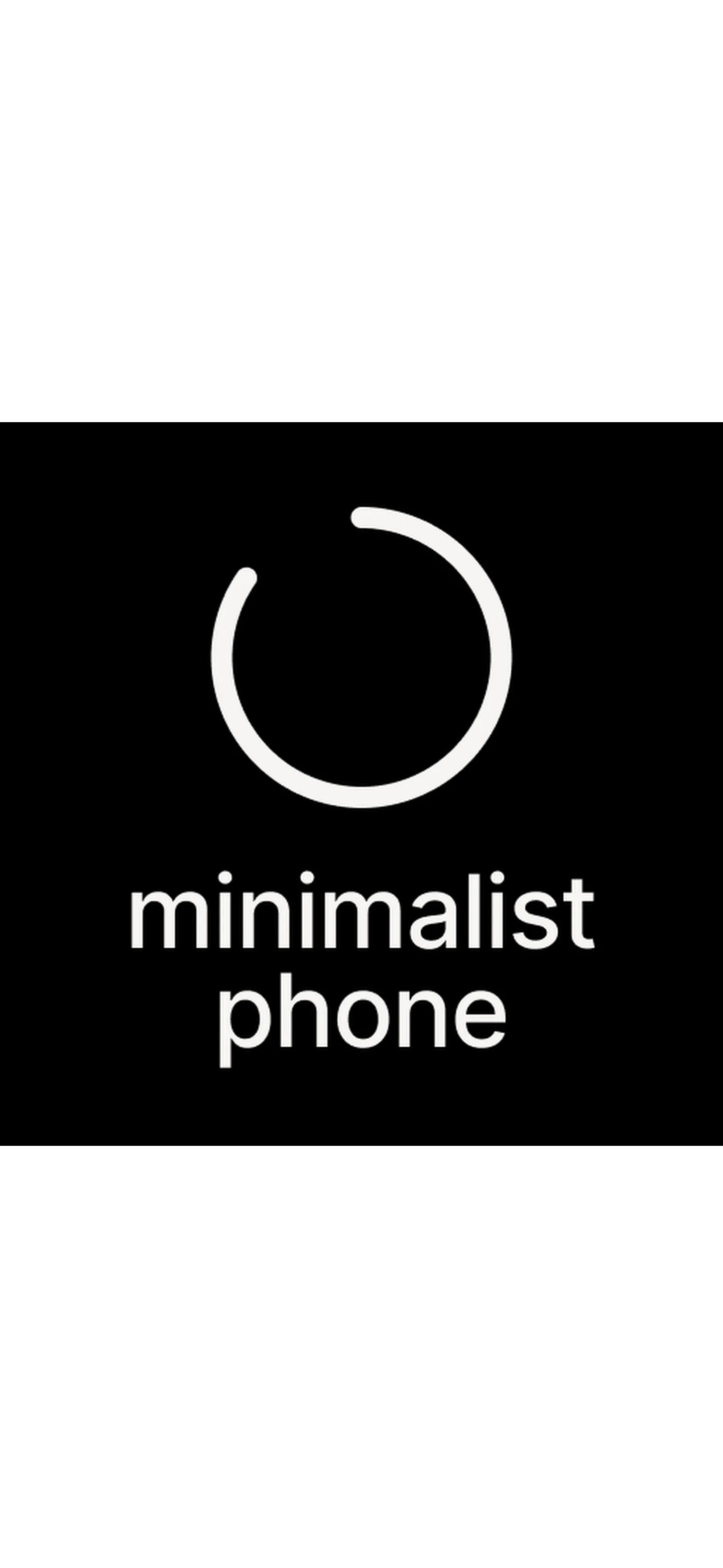 Minimalist Phone Play Store screenshot 1