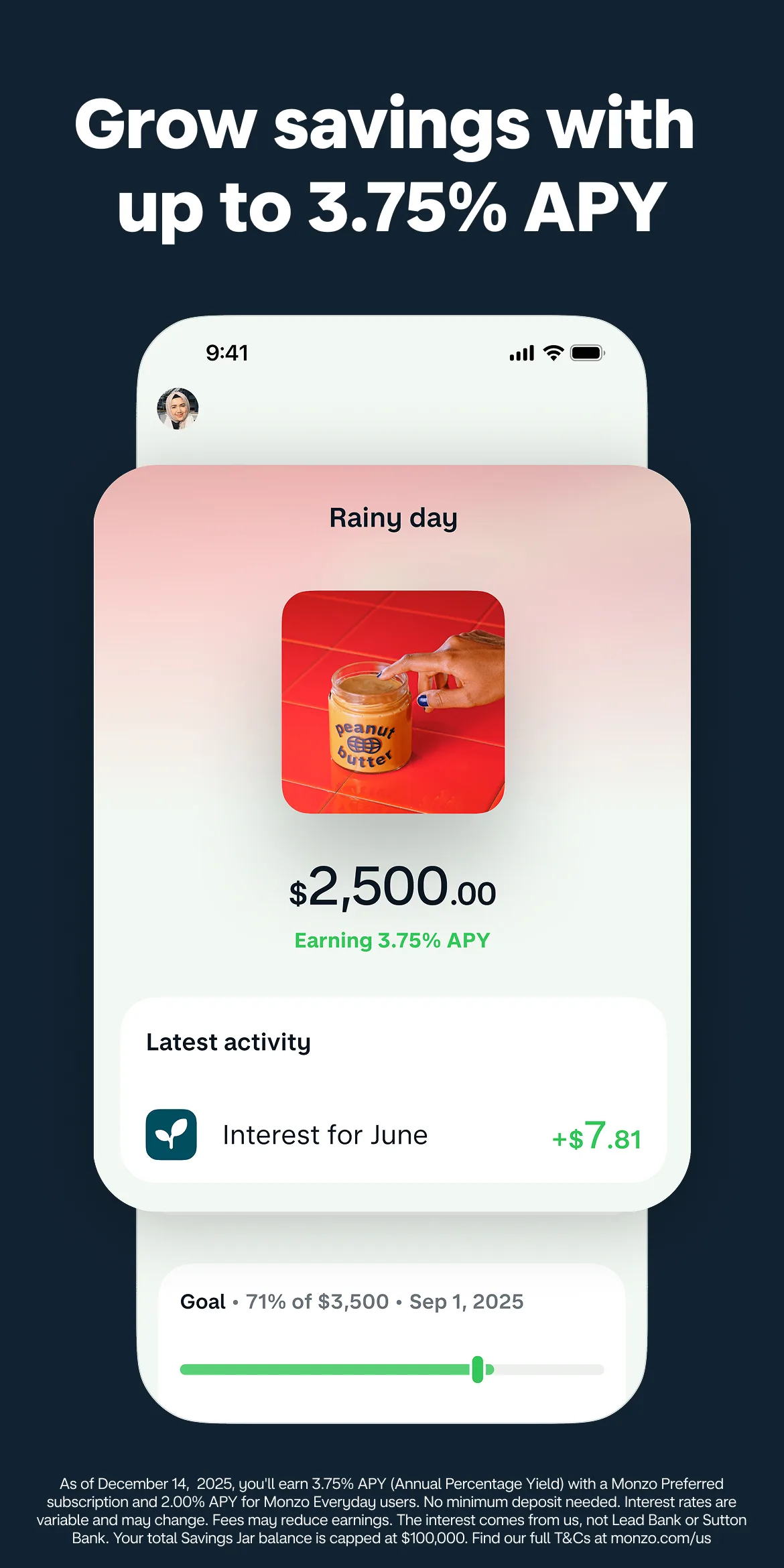Monzo Play Store screenshot 4