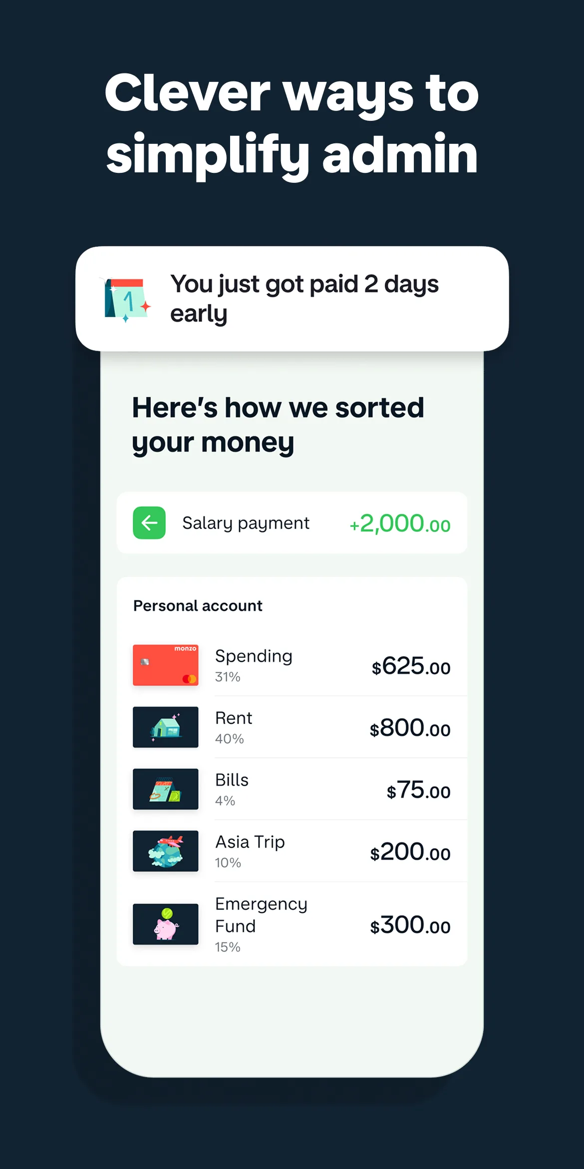 Monzo Play Store screenshot 6