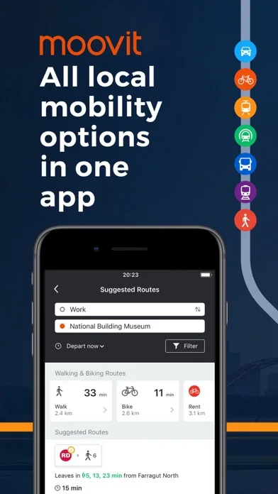 Moovit App Store screenshot 1