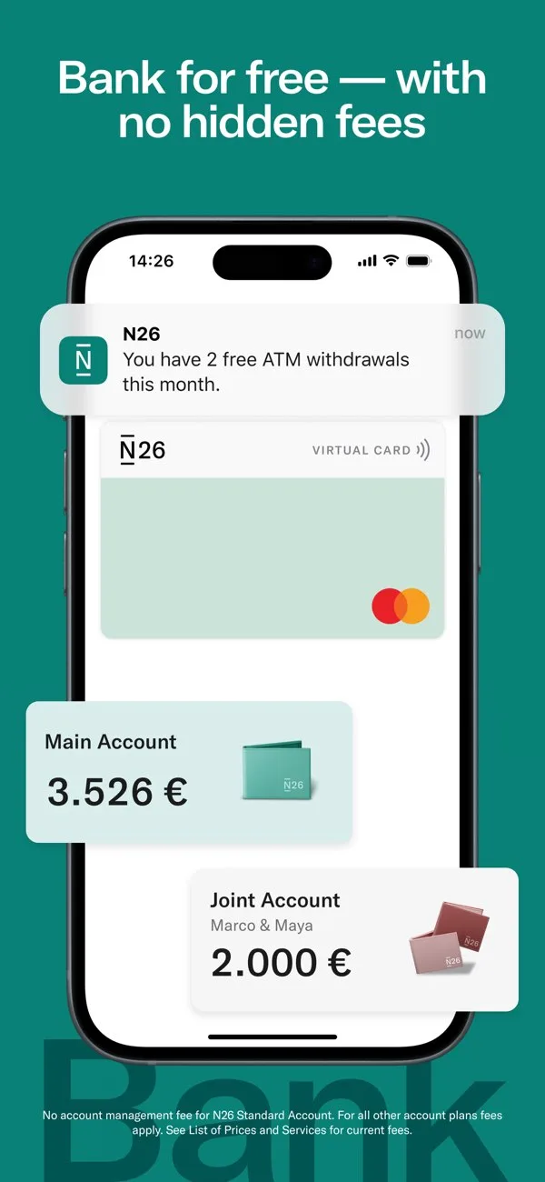 N26 App Store screenshot 2