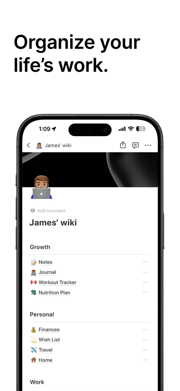 Notion App Store screenshot 3