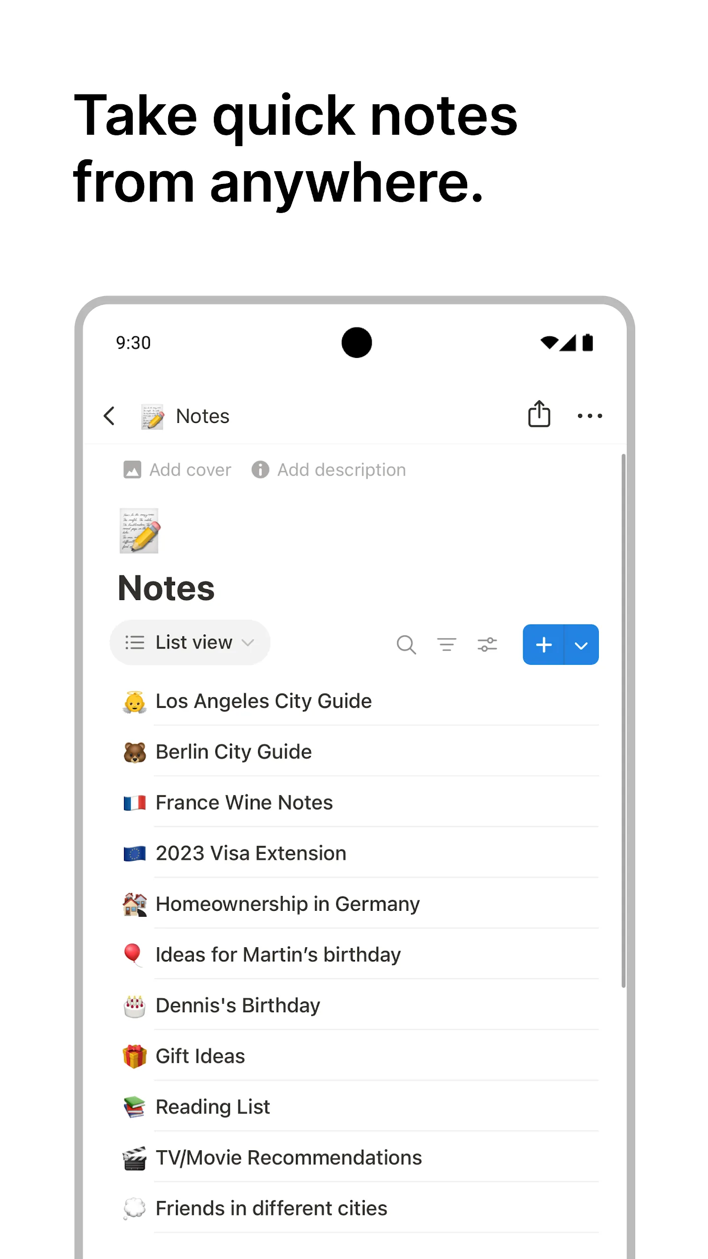 Notion Play Store screenshot 6