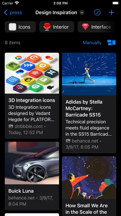 Raindrop.io App Store screenshot 2