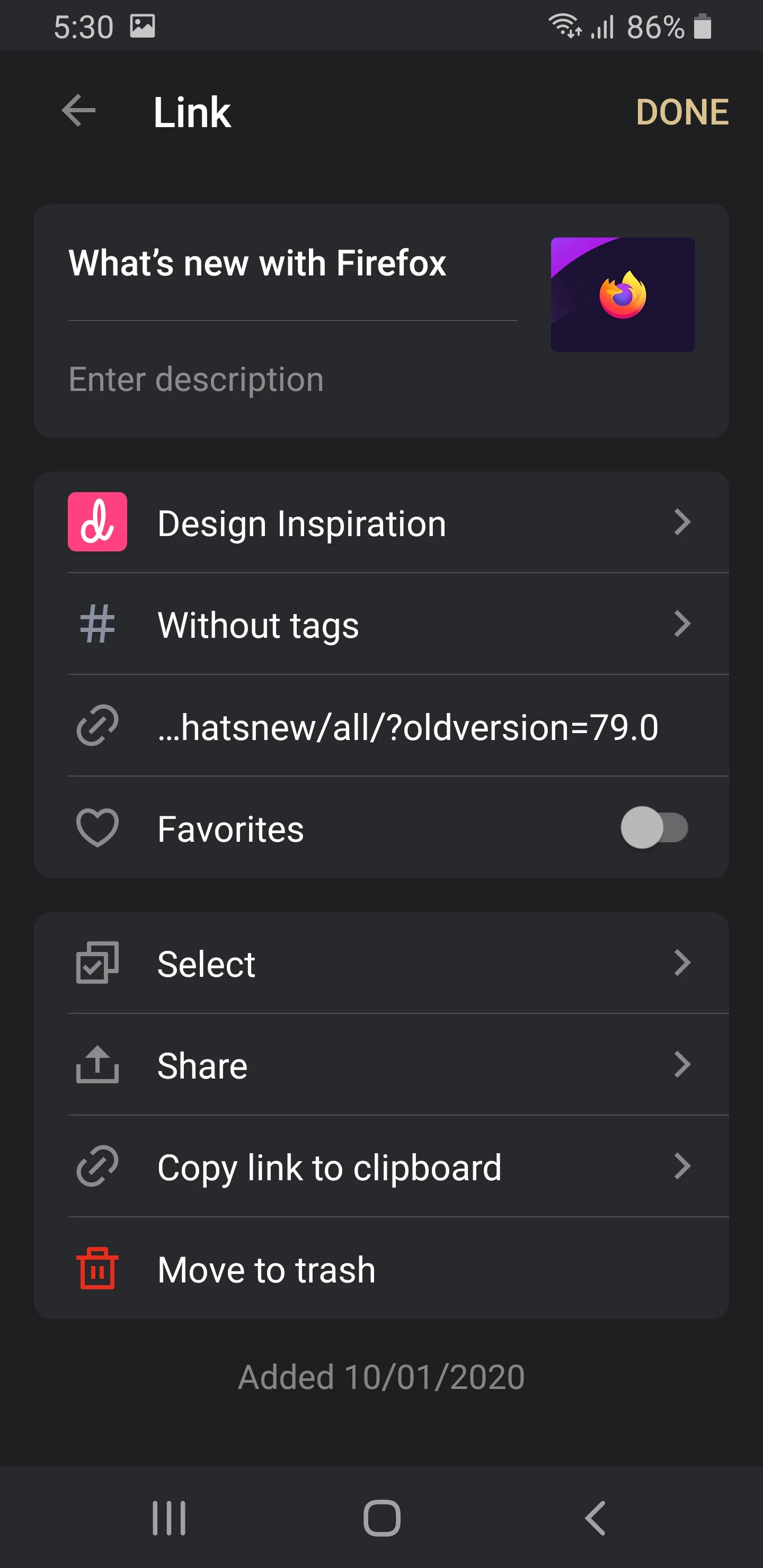 Raindrop.io Play Store screenshot 5