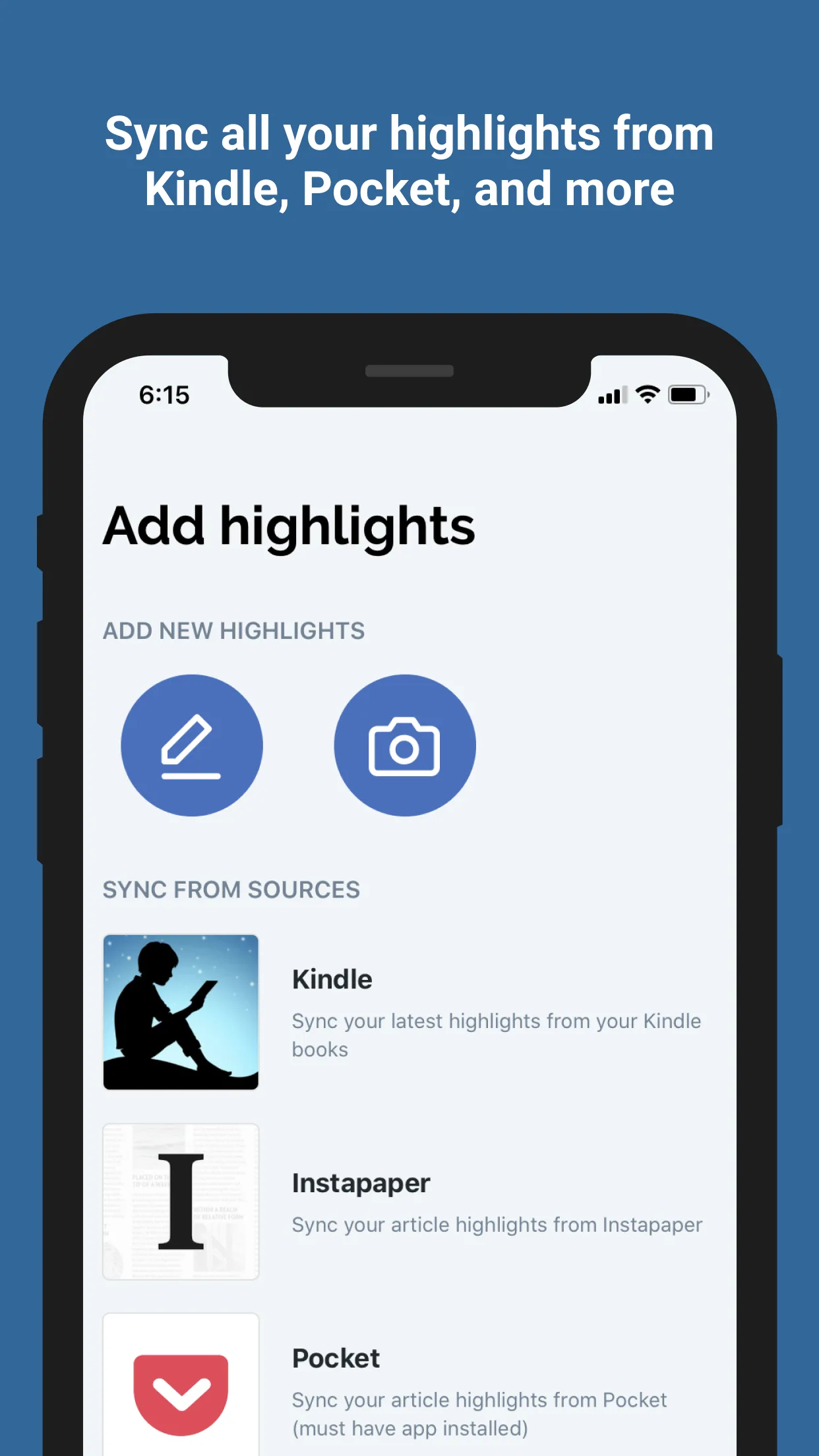 Readwise App Store screenshot 3