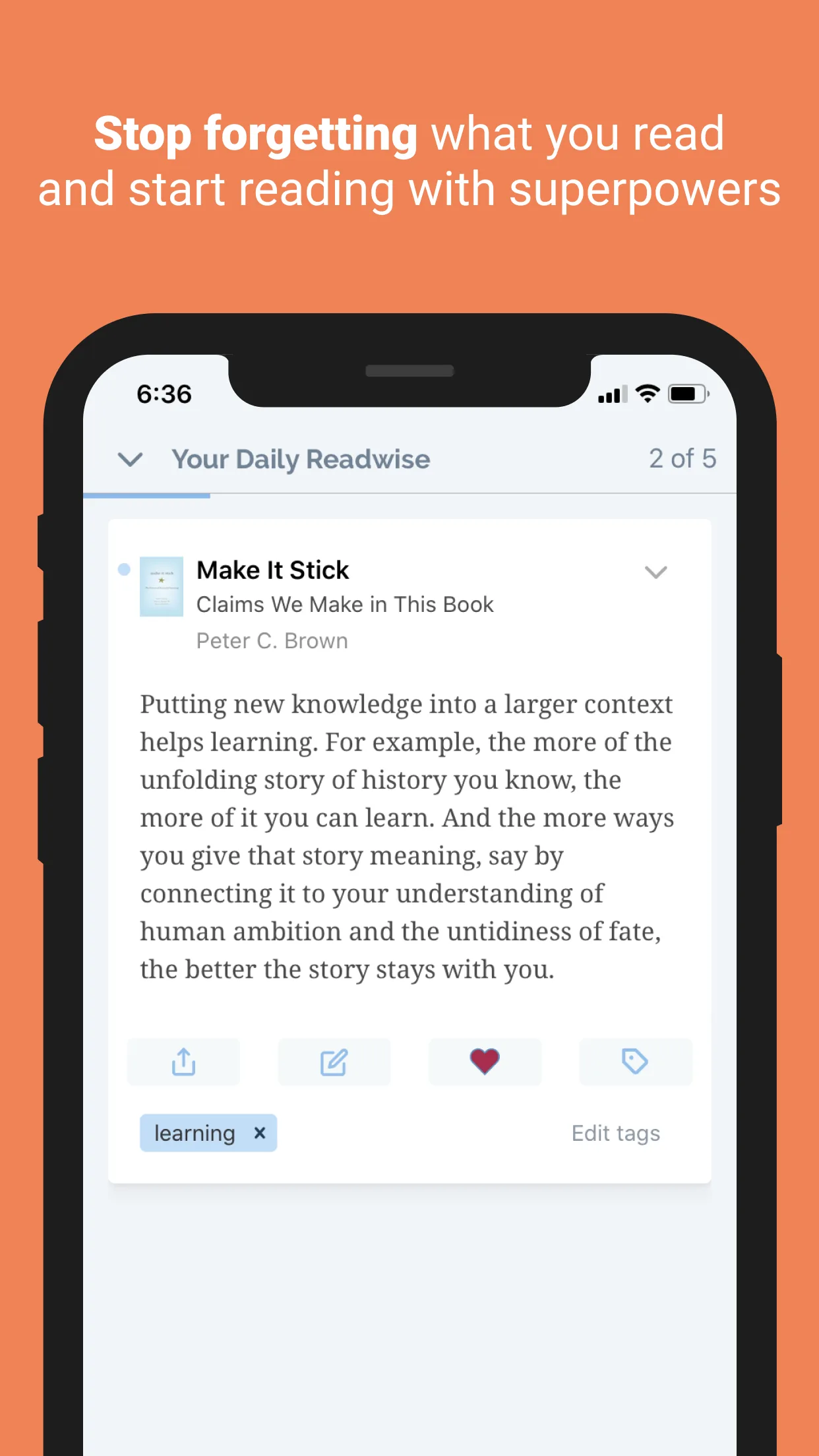 Readwise App Store screenshot 6