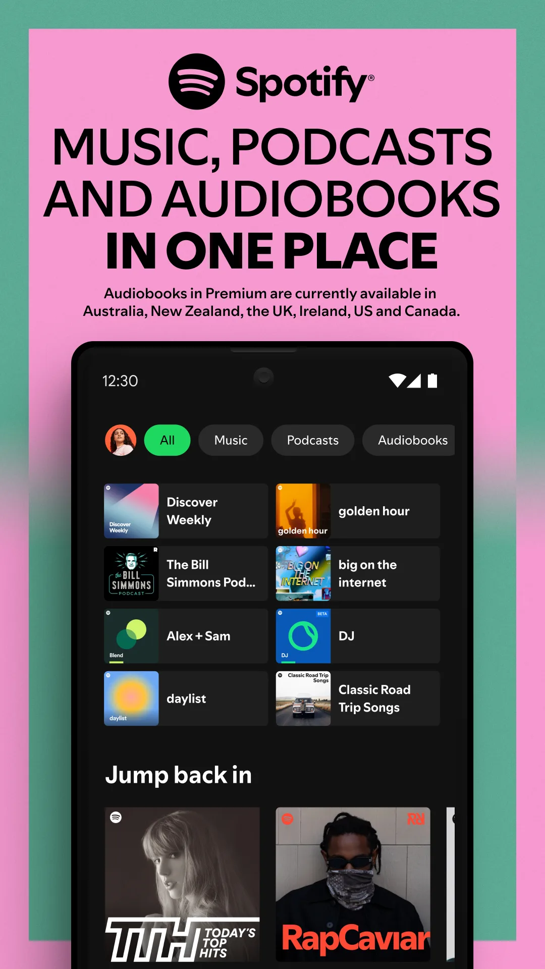 Spotify Play Store screenshot 2