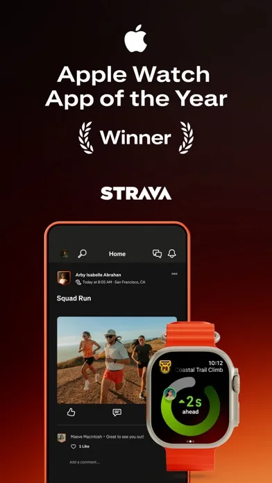 Strava App Store screenshot 1
