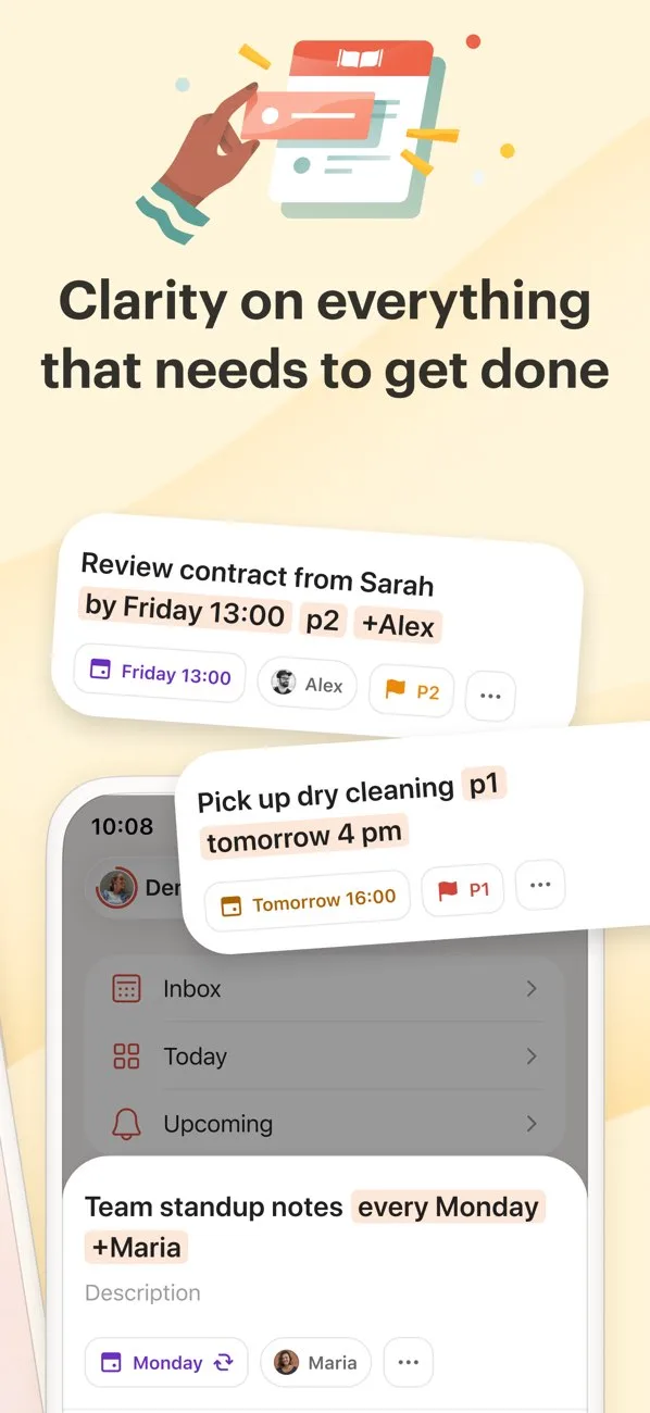 Todoist App Store screenshot 2
