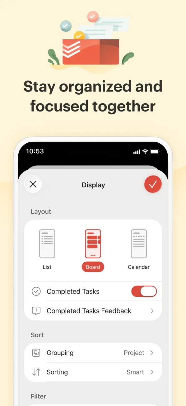 Todoist App Store screenshot 5