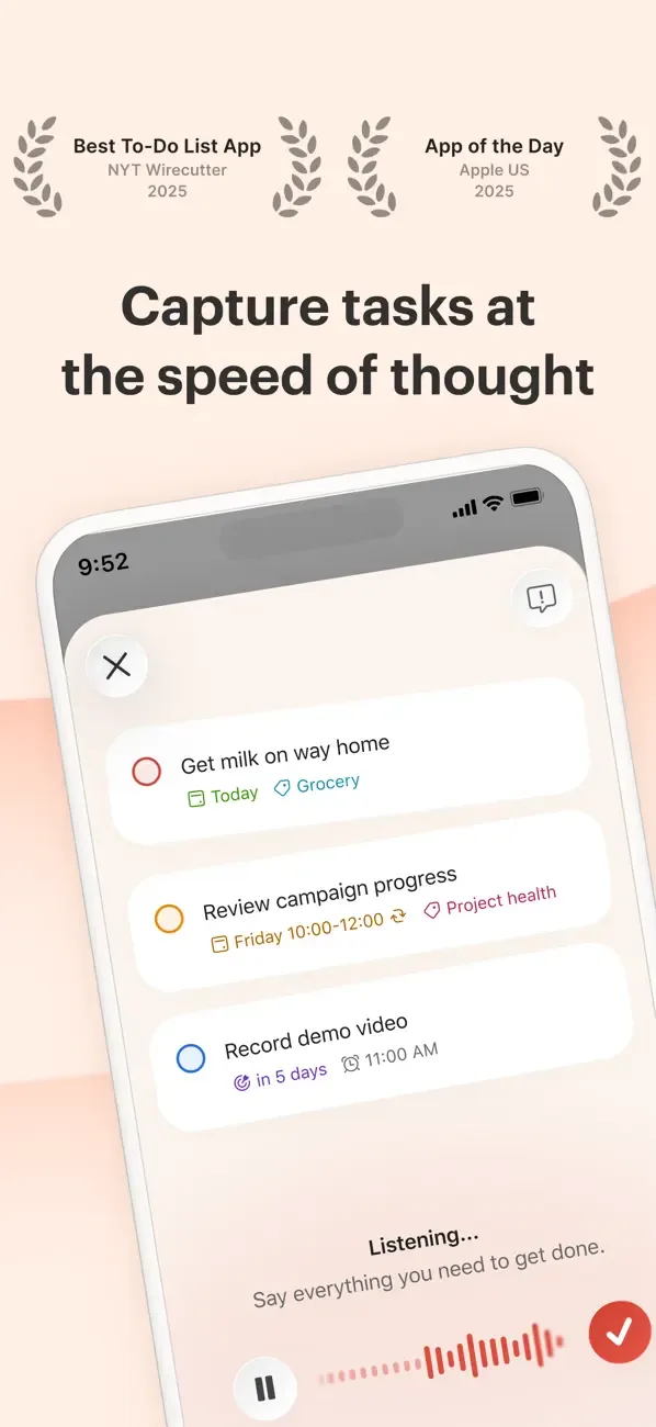 Todoist App Store screenshot 6