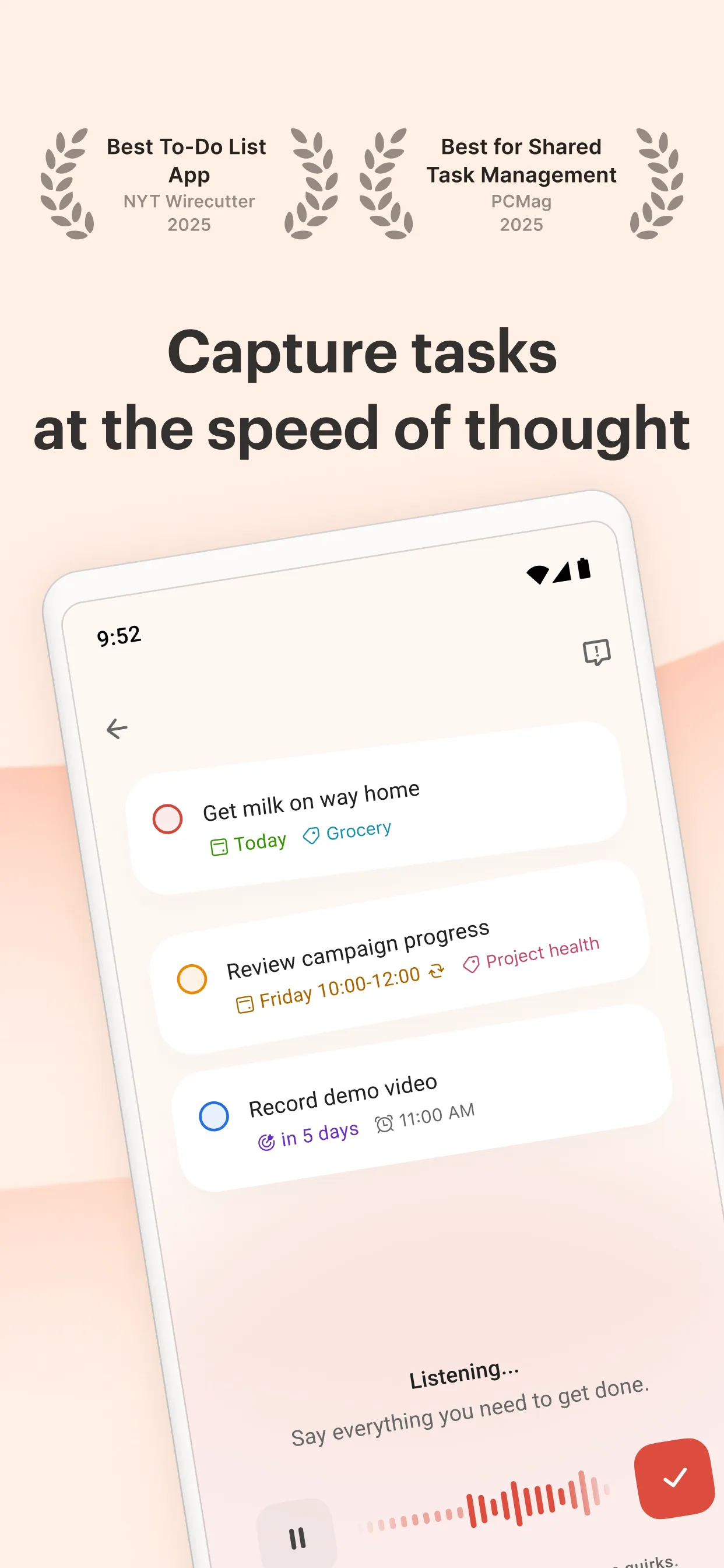 Todoist Play Store screenshot 2
