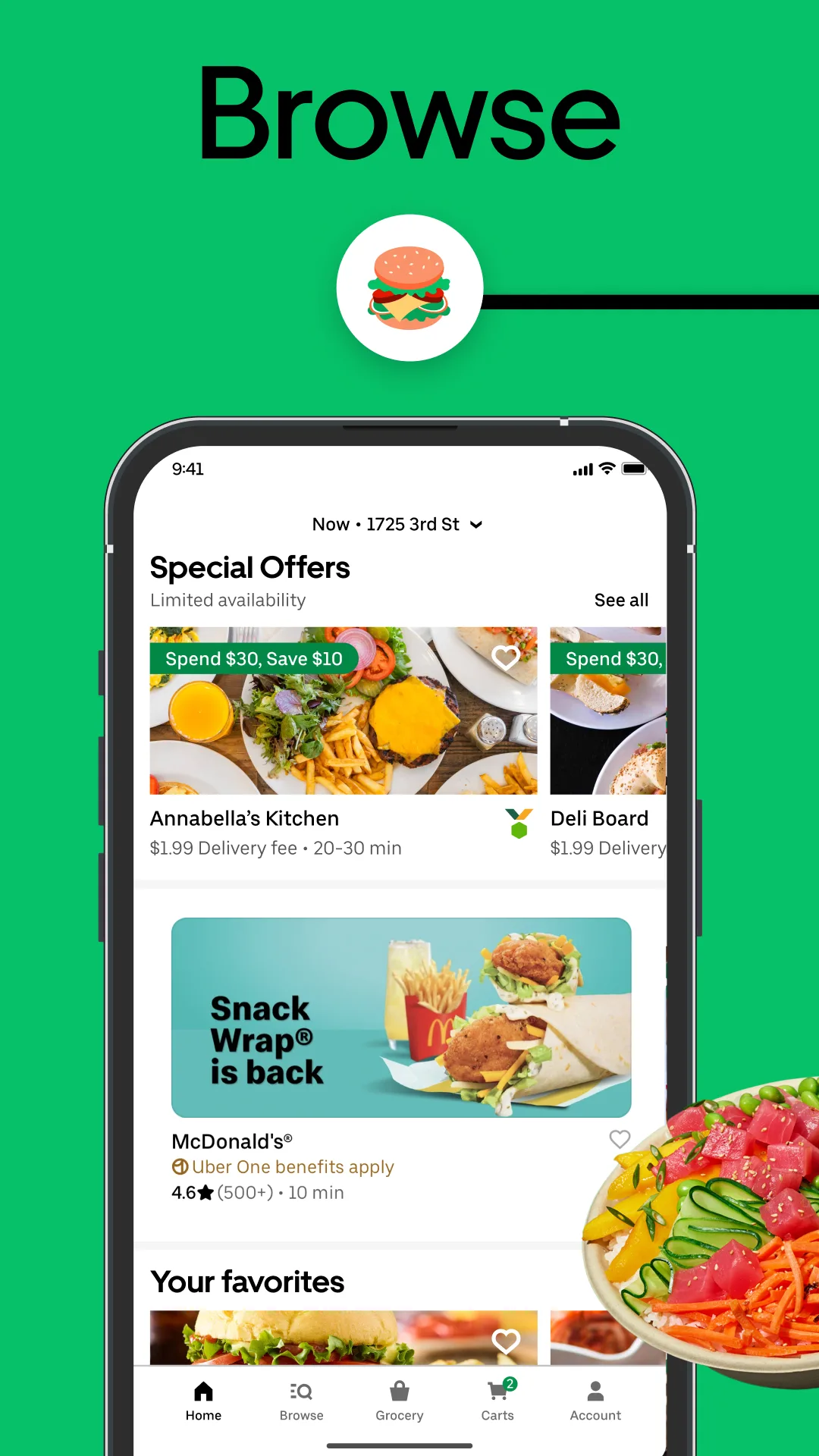 Uber Eats Play Store screenshot 4
