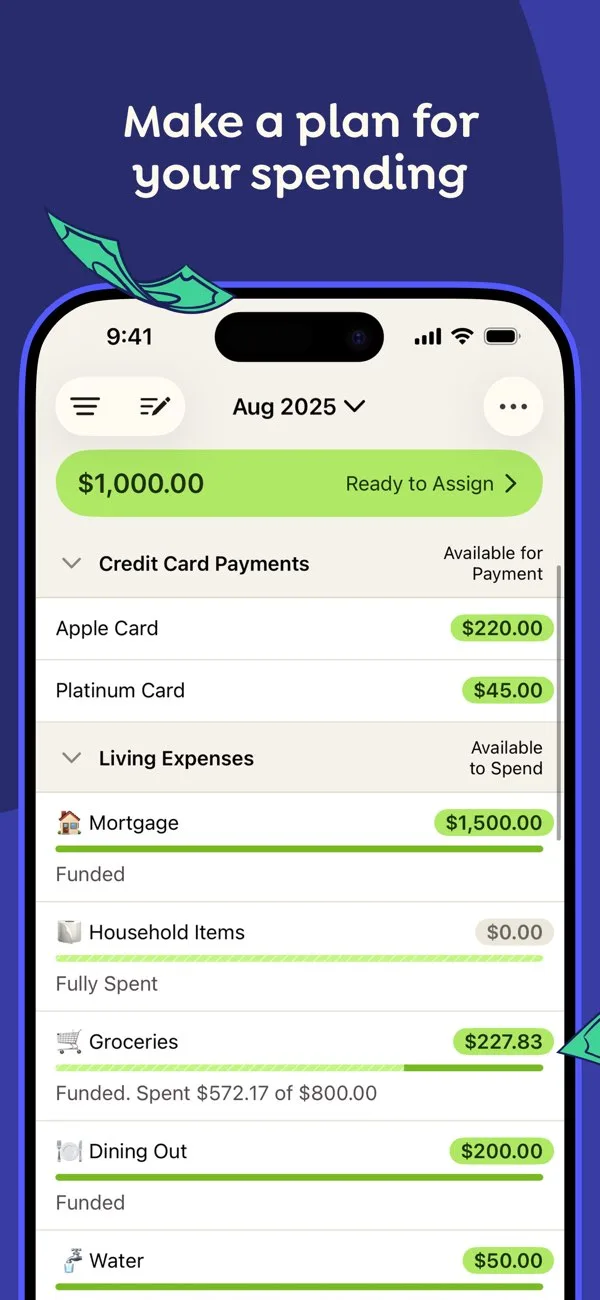 YNAB App Store screenshot 3
