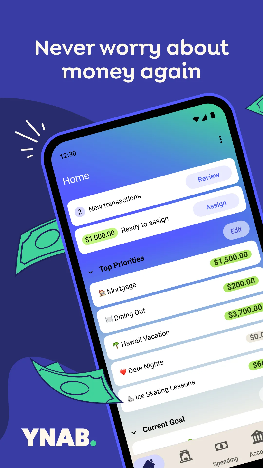 YNAB Play Store screenshot 2