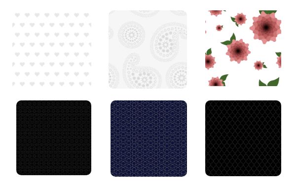 Preview of new background patterns