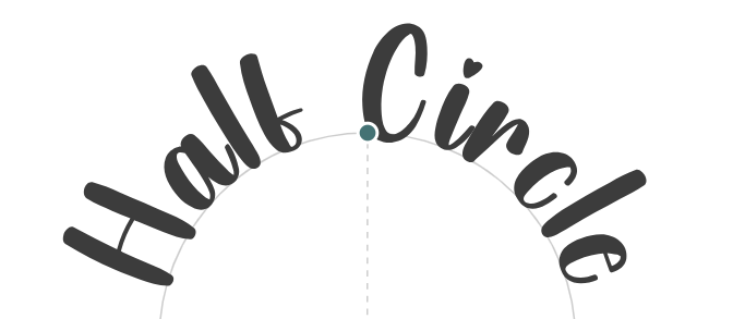 Half circle editor control demo